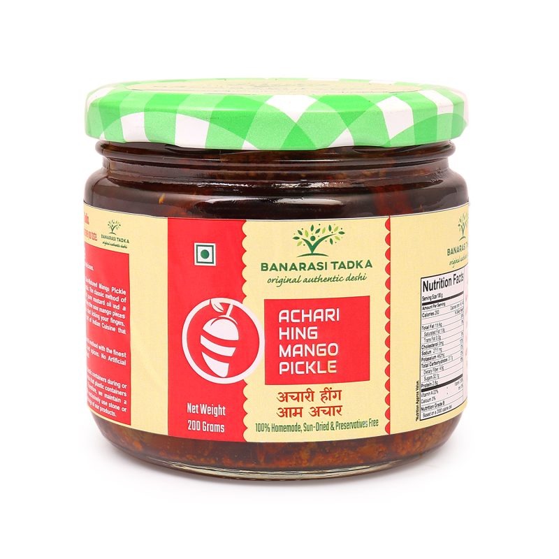 Achari Hing Mango Pickle 200 Gram